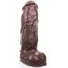 Hung System Gode Zac XL 27 x 9.5 cm Marron